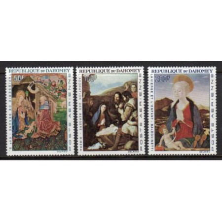 Benin (Dahomey) 1966 - Craciun, picturi, serie neuzata