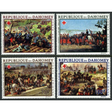 Benin (Dahomey) 1968 - Crucea Rosie, picturi, serie neuzata