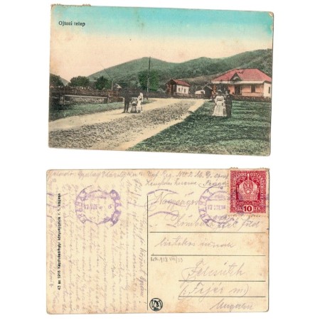 Oituz, Bacau 1918 - Ilustrata circulata