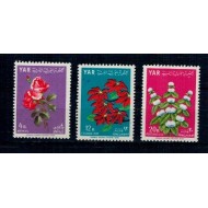 Yemen Nord 1964 - Flori, Posta Aeriana, neuzate