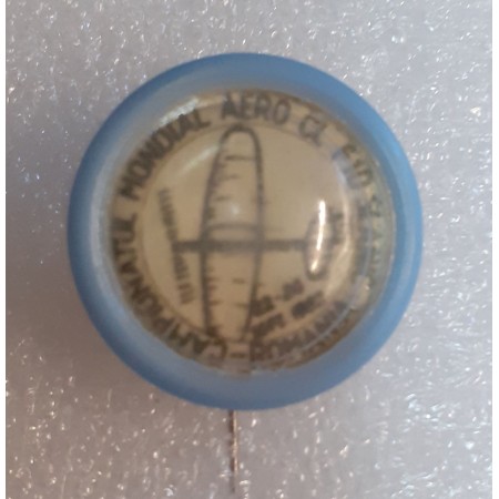 Insigna Campionatul mondial aero Slanic 1982, aviatie Insigna Campionatul mondial aero Slanic 1982, aviatie