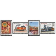 India 1987 - Caile ferate, locomotive, serie neuzata