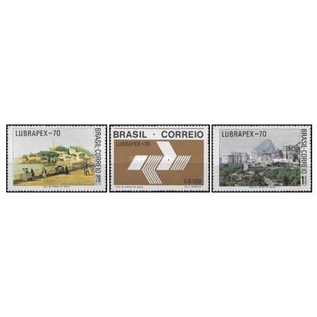 Brazilia 1970 - Expo filatelic, pictura, arta, serie neuzata Brazilia 1970 - Expo filatelic, pictura, arta, serie neuzata
