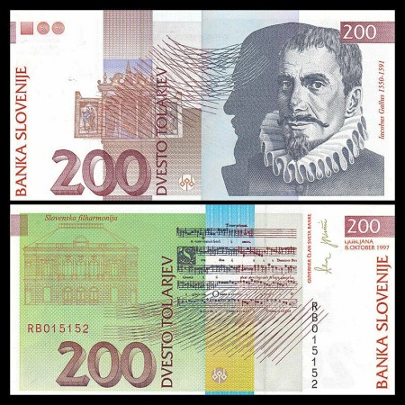 Slovenia 1997 - 200 tolarjev UNC