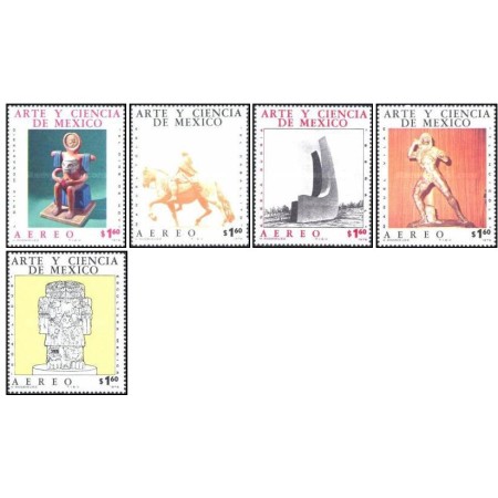 Mexic 1976 - Arta si stiinta Mexicana, serie neuzata Mexic 1976 - Arta si stiinta Mexicana, serie neuzata