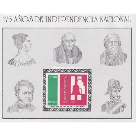 Mexic 1985 - Independenta, personalitati, colita neuzata Mexic 1985 - Independenta, personalitati, colita neuzata