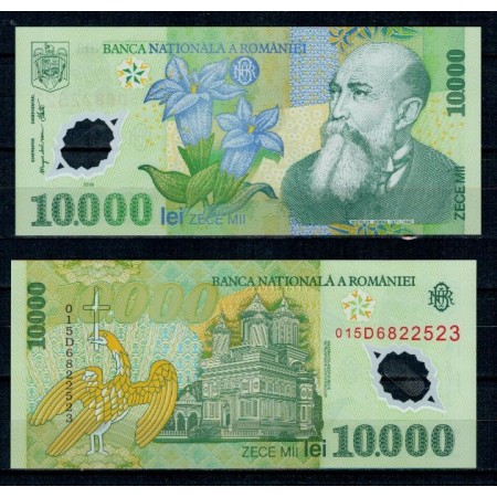 Romania 2000(2001) - 10.000 lei UNC, semn.Isarescu Romania 2000(2001) - 10.000 lei UNC, semn.Isarescu