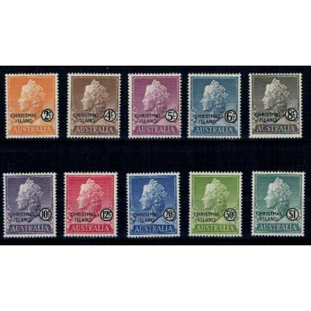 Christmas Island 1958 - Queen Elizabeth II serie neuzata Christmas Island 1958 - Queen Elizabeth II serie neuzata