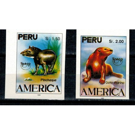 Peru 1993 - Fauna, expo UPAEP, serie ndt neuzata Peru 1993 - Fauna, expo UPAEP, serie ndt neuzata