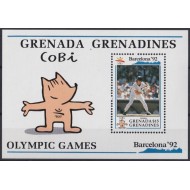 Grenada Grenadines 1992 Sport, JO Barcelona, baseball, colita ne