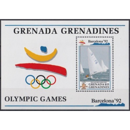 Grenada Grenadines 1992 Sport, JO Barcelona, navigatie, colita n Grenada Grenadines 1992 Sport, JO Barcelona, navigatie, colita n