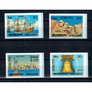Bangladesh 1976 - Bicentenarul revolutiei americane, serie ndt n