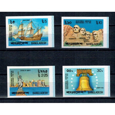 Bangladesh 1976 - Bicentenarul revolutiei americane, serie ndt n Bangladesh 1976 - Bicentenarul revolutiei americane, serie ndt n