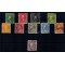 SUA 1912-1915 - Uzuale, presedinti, set stampilat incomplet