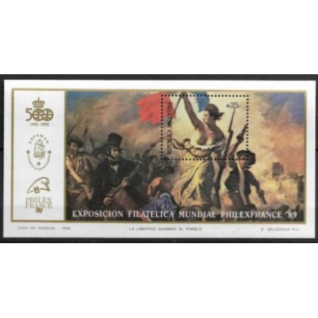 Argentina 1989 - Philexfrance, colita neuzata Argentina 1989 - Philexfrance, colita neuzata