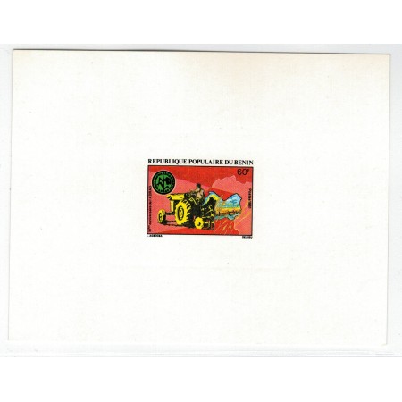 Benin 1981 - Tractor, colita Deluxe neuzata
