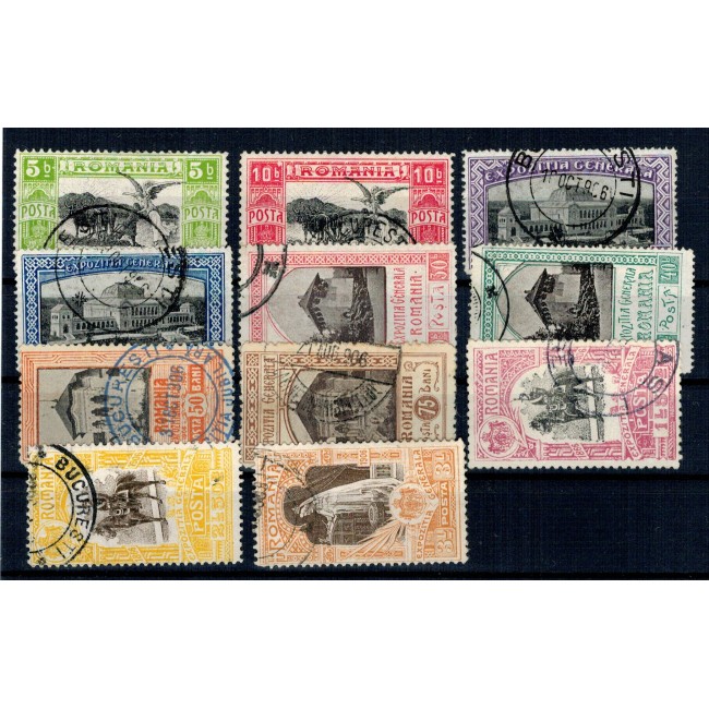 1906 - Expozitia Generala, serie stampilata 1906 - Expozitia Generala, serie stampilata