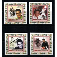 Guinea Bissau 2007 - Elvis, motociclete, serie nedant. DELUXE