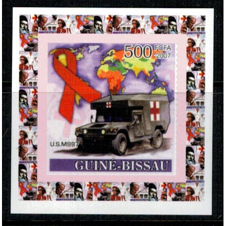 Guinea Bissau 2007 - Ambulanta, Mi3621 nedant. DELUXE Guinea Bissau 2007 - Ambulanta, Mi3621 nedant. DELUXE