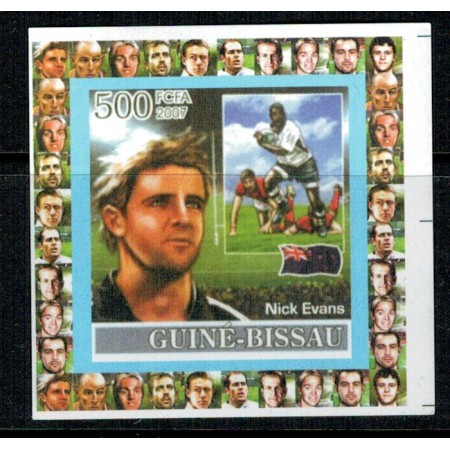 Guinea Bissau 2007 - Rugby, Mi3673 nedant. DELUXE Guinea Bissau 2007 - Rugby, Mi3673 nedant. DELUXE