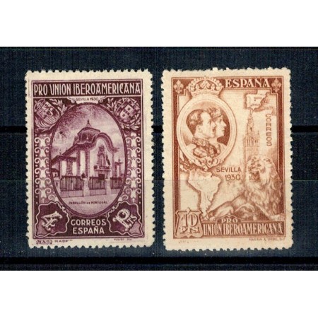 Spania 1930 - Mi550,551 neuzate Spania 1930 - Mi550,551 neuzate