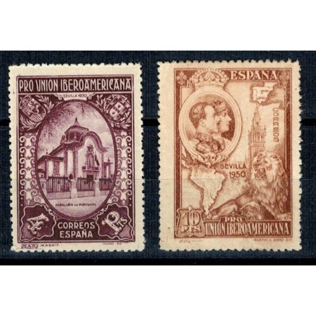 Spania 1930 - Mi550,551 neuzate Spania 1930 - Mi550,551 neuzate
