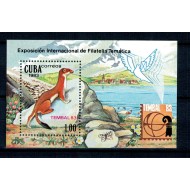 Cuba 1983 - Expo TEMBAL, fauna, colita neuzata