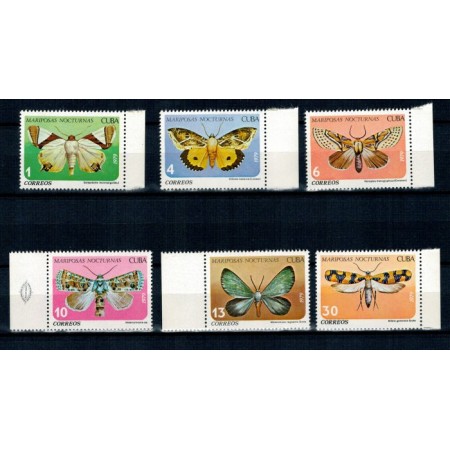 Cuba 1979 - Fluturi, serie neuzata