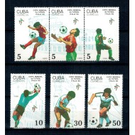 Cuba 1990 - Campionatul Mondial de fotbal, sport, serie neuzata