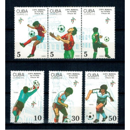 Cuba 1990 - Campionatul Mondial de fotbal, sport, serie neuzata