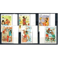 Cuba 1990 - Jocurile Olimpice, sport, serie neuzata