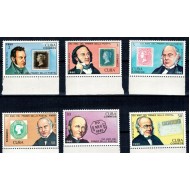 Cuba 1990 - Timbru pe timbru, Rowland Hill, serie neuzata