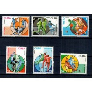 Cuba 1981 - CM fotbal, sport, serie neuzata