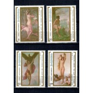 Cuba 1990 - Picturi din Muzeul National, arta, serie neuzata