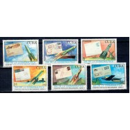Cuba 1990 - Ziua Cosmonauticii, timbru pe timbru, serie neuzata