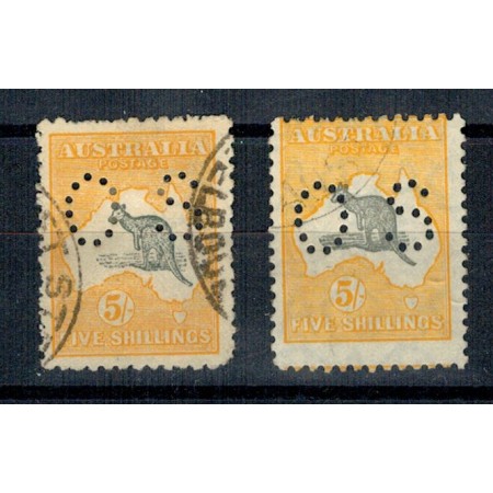 Australia 1915 - Dienstmarke Mi21X, Mi77 stampilate Australia 1915 - Dienstmarke Mi21X, Mi77 stampilate