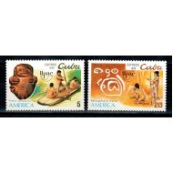 Cuba 1989 - America, arta indigenilor, serie neuzata