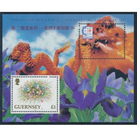 Guernsey 1995 - Flori, colita neuzata Guernsey 1995 - Flori, colita neuzata