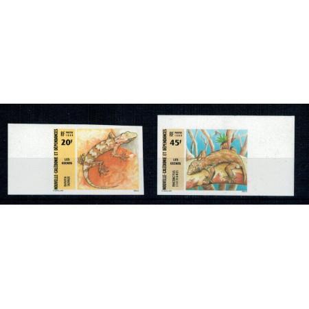 New Caledonia 1986 - Fauna, gecko, serie ndt neuzata New Caledonia 1986 - Fauna, gecko, serie ndt neuzata
