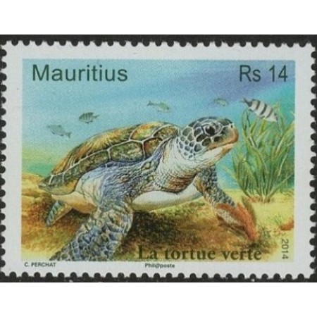 Mauritius 2014 - Broasca testoasa, Mi1157 neuzat Mauritius 2014 - Broasca testoasa, Mi1157 neuzat