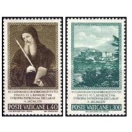 Vatican 1965 - Manastirea Monte Cassino serie neuzata