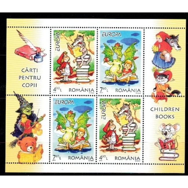 2010 - Europa, povesti, carti pentru copii, bloc neuzat