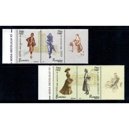 2003 - Moda secolului XX, serie neuzata cu vinieta