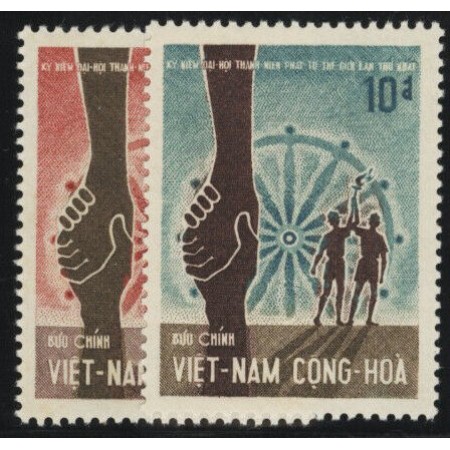 Vietnam 1966 - Mi I-II, neemise, serie neuzata Vietnam 1966 - Mi I-II, neemise, serie neuzata