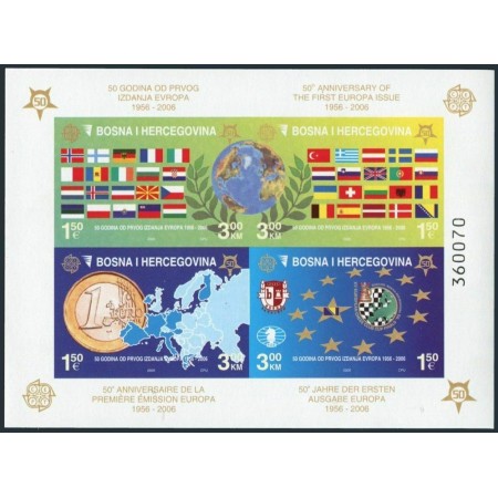 Bosnia Herzegovina 2005 - Europa, CEPT, bloc ndt neuzat Bosnia Herzegovina 2005 - Europa, CEPT, bloc ndt neuzat
