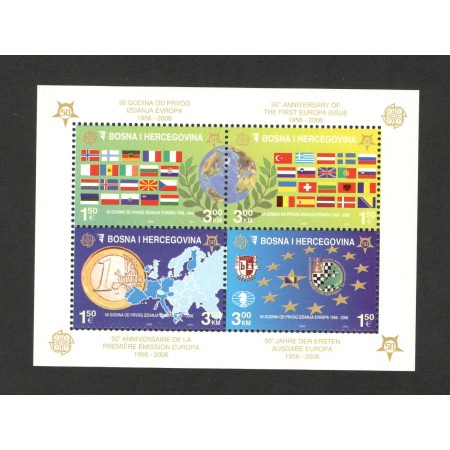 Bosnia Herzegovina 2005 - Europa, CEPT, bloc neuzat Bosnia Herzegovina 2005 - Europa, CEPT, bloc neuzat