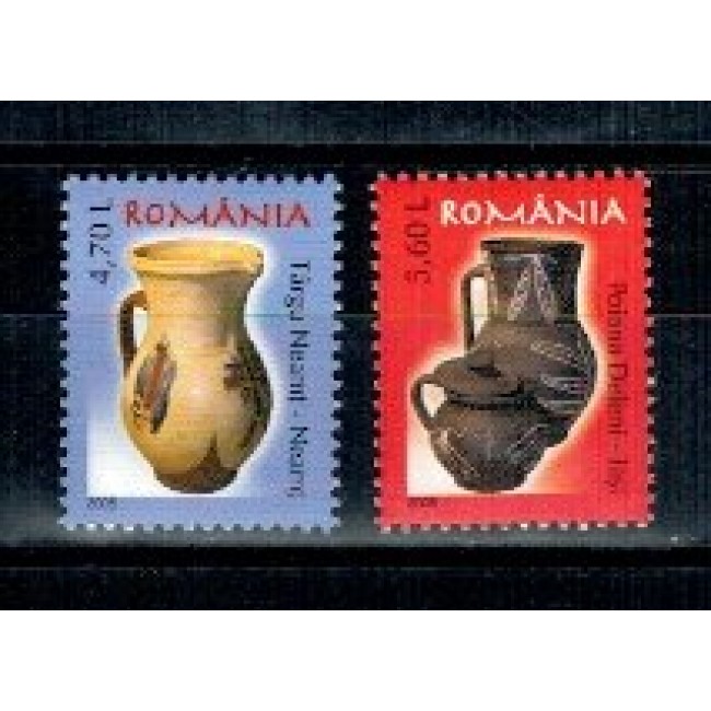 2005 - Ceramica romaneasca (IV) serie neuzata