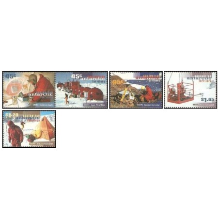 Australian Antarctic 1997 - Expeditii, serie neuzata Australian Antarctic 1997 - Expeditii, serie neuzata