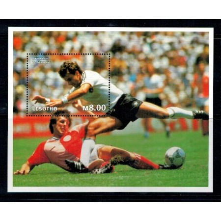 Lesotho 1997 - CM fotbal, Littbarski, colita neuzata Lesotho 1997 - CM fotbal, Littbarski, colita neuzata