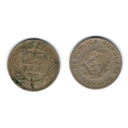 Romania 1952 - 25 bani, circulata Romania 1952 - 25 bani, circulata